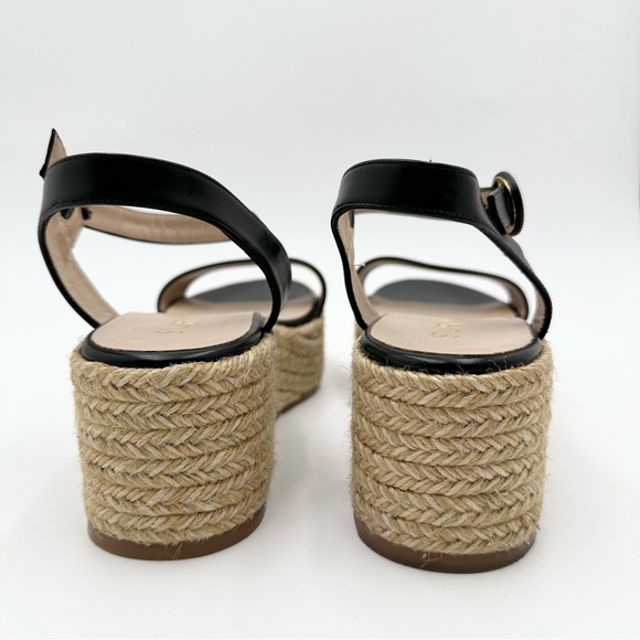Stuart Weitzman Taborah Ankle-Strap Wedge Espadrille Sandals - Picture 6 of 9